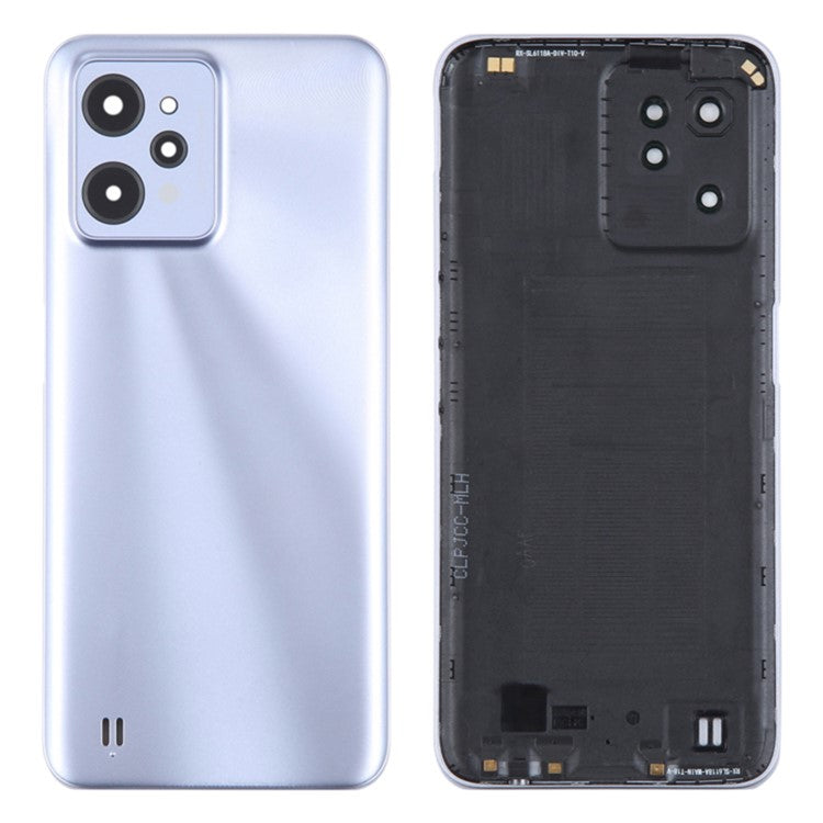 OEM Rear Housing Back Cover for Realme C31 Cell Phone Replacement Parts - Light Silver
