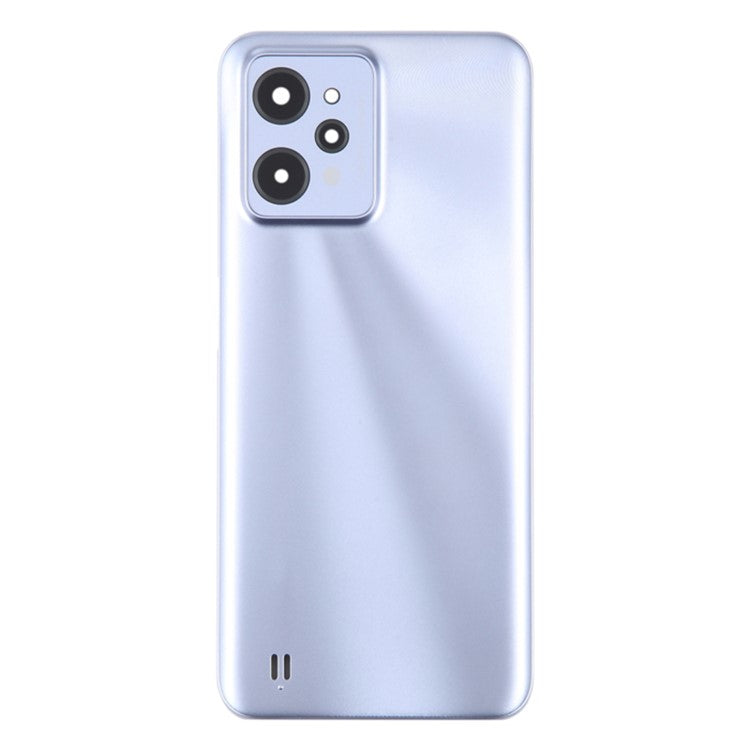 OEM Rear Housing Back Cover for Realme C31 Cell Phone Replacement Parts - Light Silver