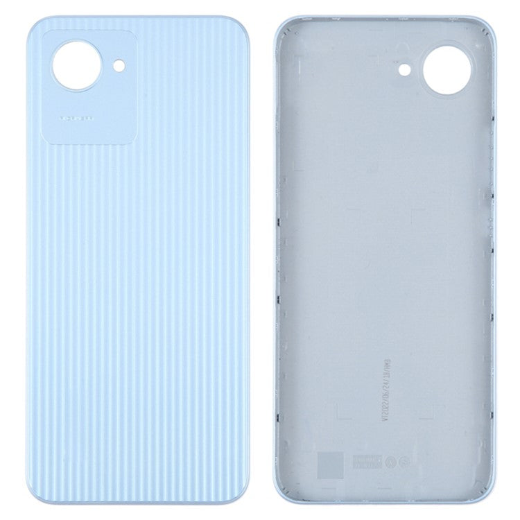 For Realme C30 OEM Cell Phone Rear Housing Back Cover Replacement Parts - Blue