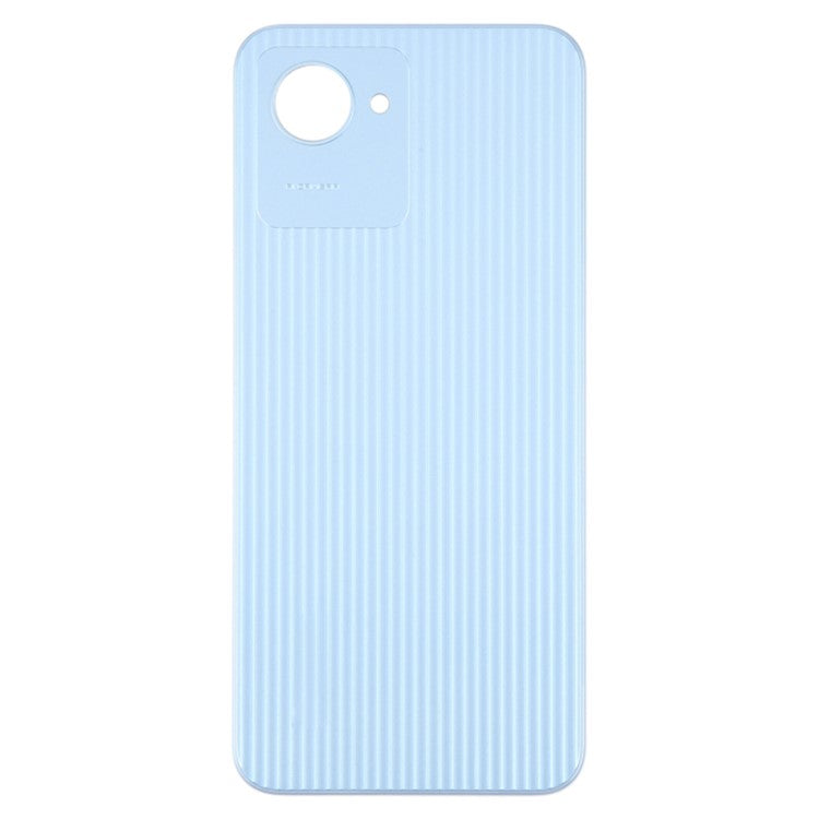 For Realme C30 OEM Cell Phone Rear Housing Back Cover Replacement Parts - Blue