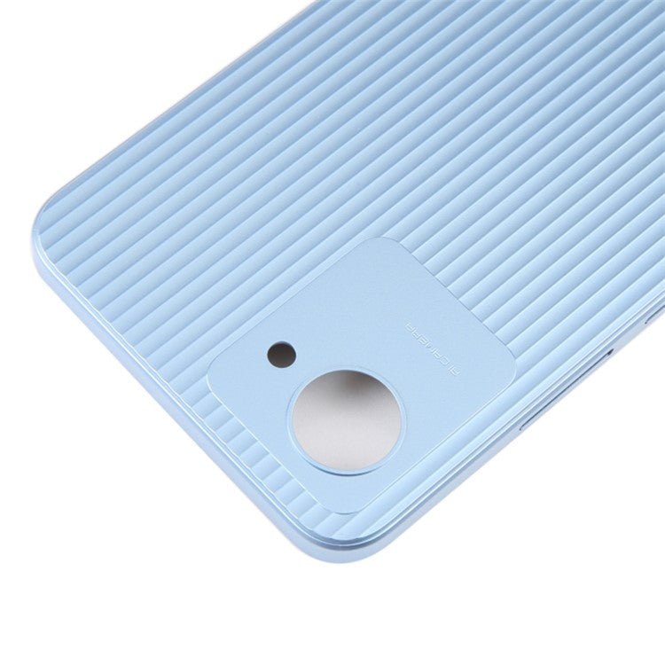 For Realme C30 OEM Cell Phone Rear Housing Back Cover Replacement Parts - Blue