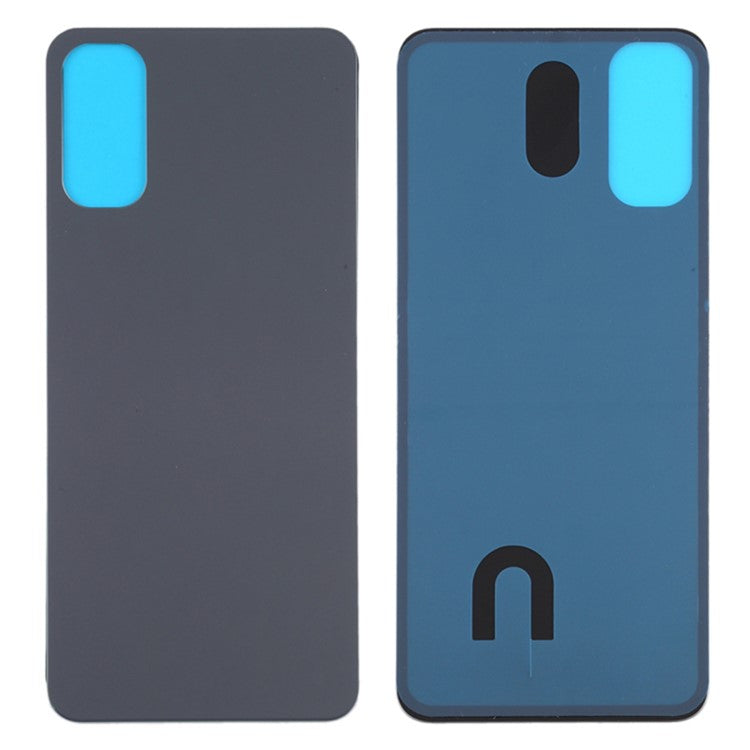 For Oppo Reno4 5G Back Battery Housing Cover Replacement Part - Black