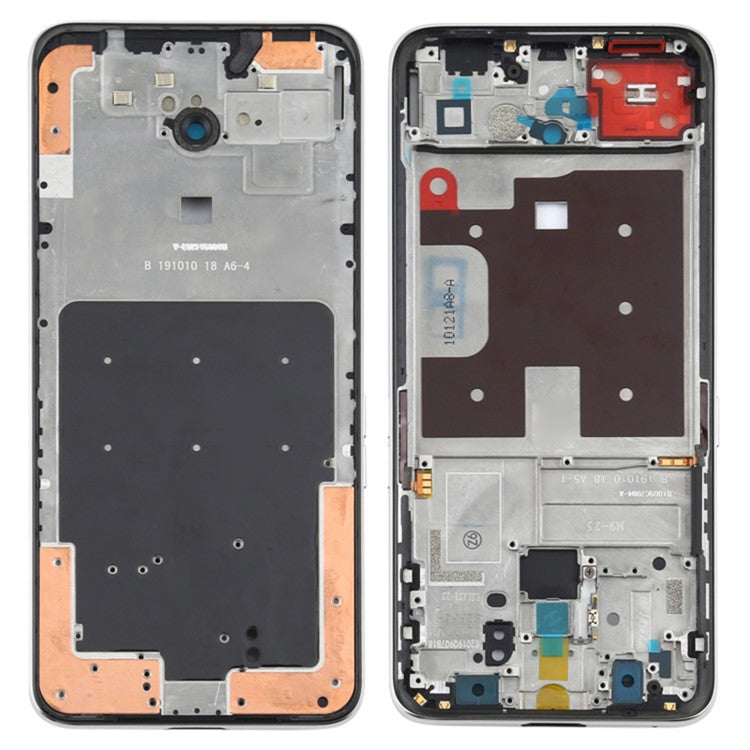 For OPPO Reno2 Z / Reno2 F Middle Plate Frame Repair Part (A-Side) (without Logo) - White