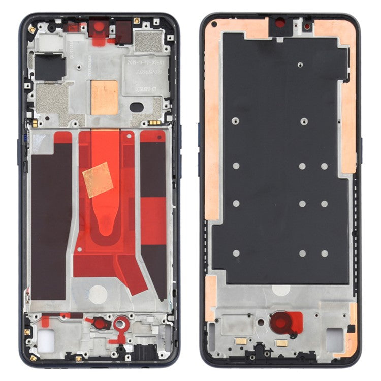 For OPPO Reno3 5G / Reno3 Youth / F15 / Find X2 Lite / K7 (2020) Middle Plate Frame Repair Part (A-Side) (without Logo) - Black