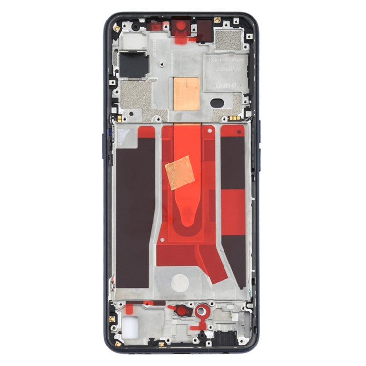 For OPPO Reno3 5G / Reno3 Youth / F15 / Find X2 Lite / K7 (2020) Middle Plate Frame Repair Part (A-Side) (without Logo) - Black