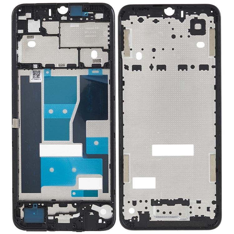 For Realme C30 4G Middle Plate Frame (A-Side) + Sensor Flex Cable Repair Part (without Logo)