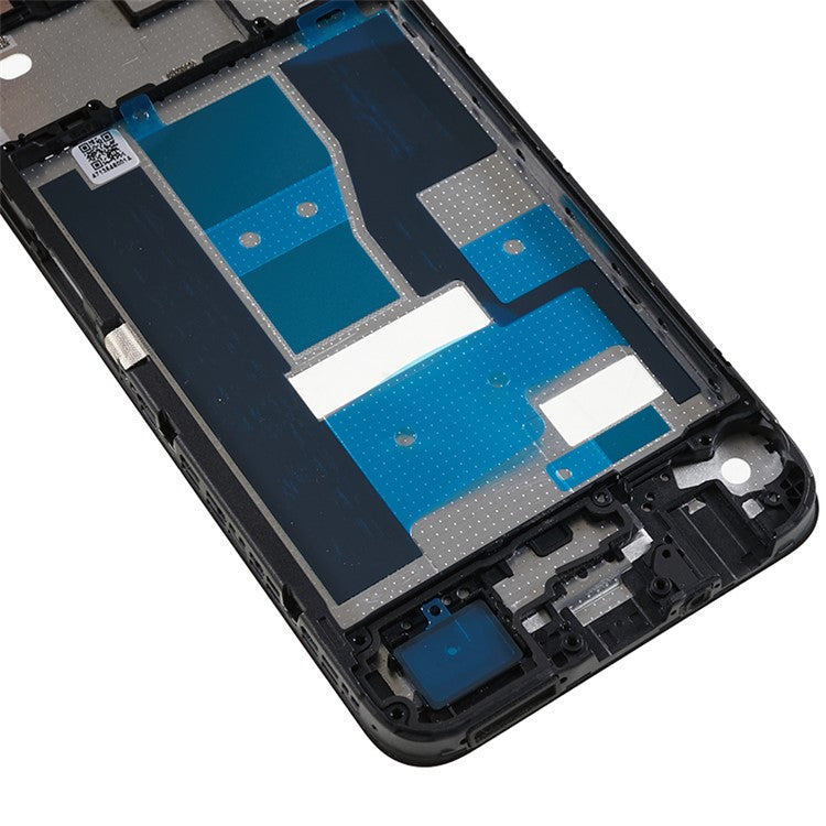 For Realme C30 4G Middle Plate Frame (A-Side) + Sensor Flex Cable Repair Part (without Logo)