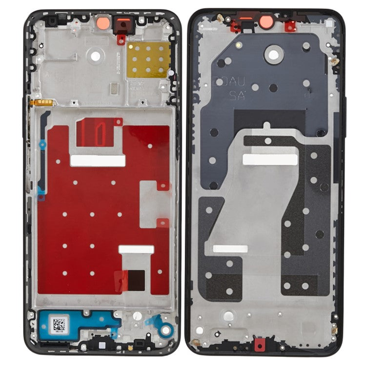For Honor X8a 4G CRT-LX1 CRT-LX2 CRT-LX3 OEM Middle Plate Frame Phone Spare Part (without Logo) - Midnight Black