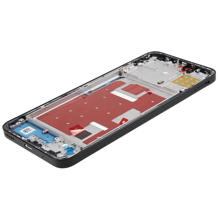 For Honor X8a 4G CRT-LX1 CRT-LX2 CRT-LX3 OEM Middle Plate Frame Phone Spare Part (without Logo) - Midnight Black