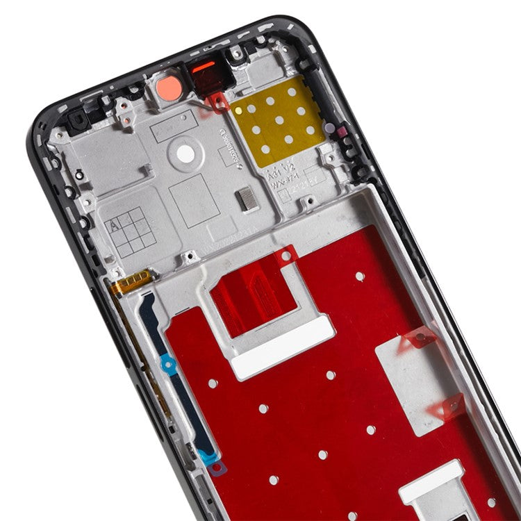 For Honor X8a 4G CRT-LX1 CRT-LX2 CRT-LX3 OEM Middle Plate Frame Phone Spare Part (without Logo) - Midnight Black