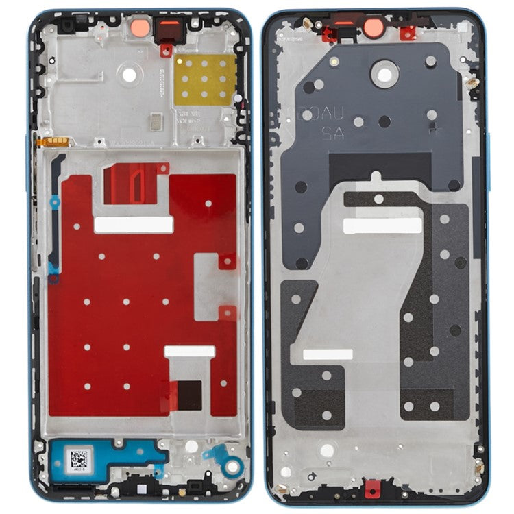 For Honor X8a 4G CRT-LX1 CRT-LX2 CRT-LX3 OEM Middle Plate Frame Phone Spare Part (without Logo) - Cyan Lake