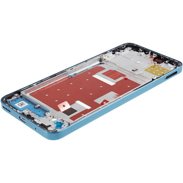 For Honor X8a 4G CRT-LX1 CRT-LX2 CRT-LX3 OEM Middle Plate Frame Phone Spare Part (without Logo) - Cyan Lake