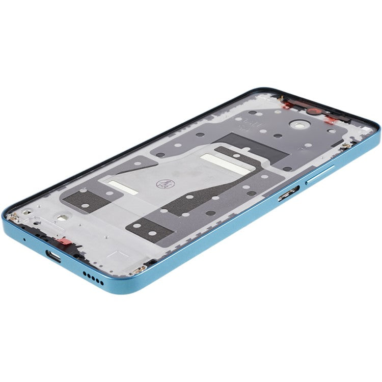 For Honor X8a 4G CRT-LX1 CRT-LX2 CRT-LX3 OEM Middle Plate Frame Phone Spare Part (without Logo) - Cyan Lake