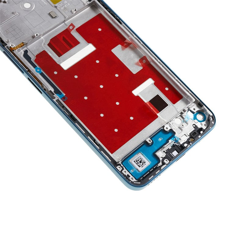 For Honor X8a 4G CRT-LX1 CRT-LX2 CRT-LX3 OEM Middle Plate Frame Phone Spare Part (without Logo) - Cyan Lake