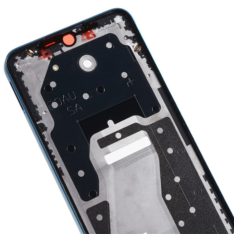 For Honor X8a 4G CRT-LX1 CRT-LX2 CRT-LX3 OEM Middle Plate Frame Phone Spare Part (without Logo) - Cyan Lake