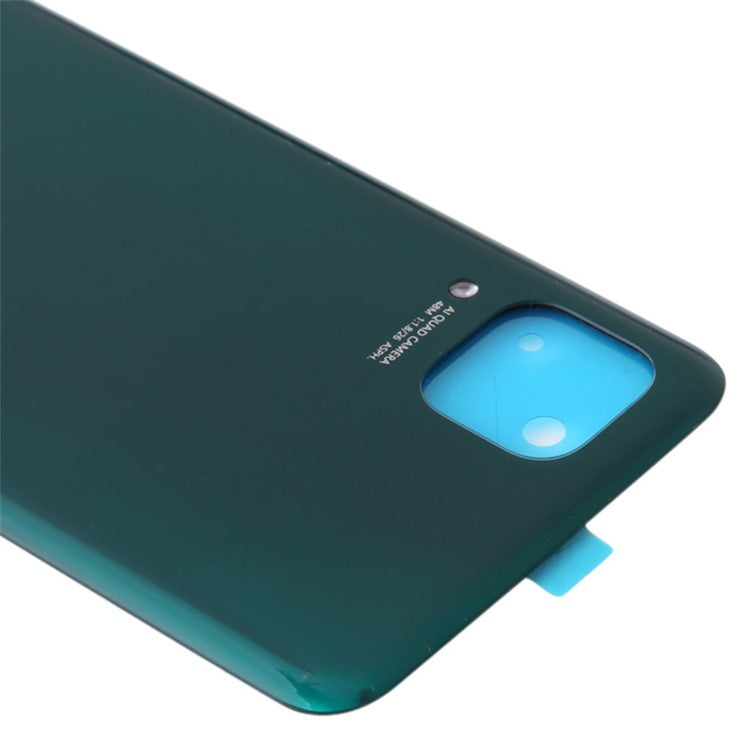 For Huawei P40 lite 4G Battery Housing with Adhesive Sticker + Camera Lens Cover - Green