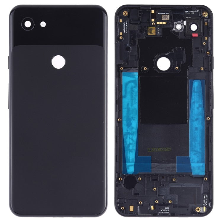 For Google Pixel 3a XL OEM Battery Door Cover Phone Replacement Part - Black