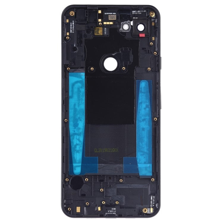 For Google Pixel 3a XL OEM Battery Door Cover Phone Replacement Part - Black