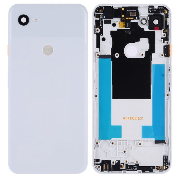 For Google Pixel 3a XL OEM Battery Door Cover Phone Replacement Part - White