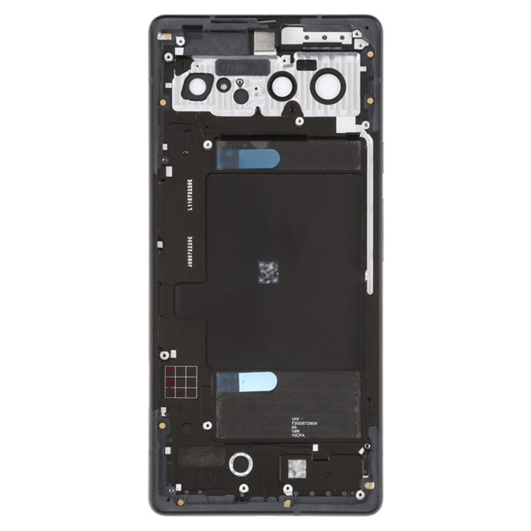 For Google Pixel 6 Back Battery Housing Cover+Middle Plate Frame Replacement - Pink