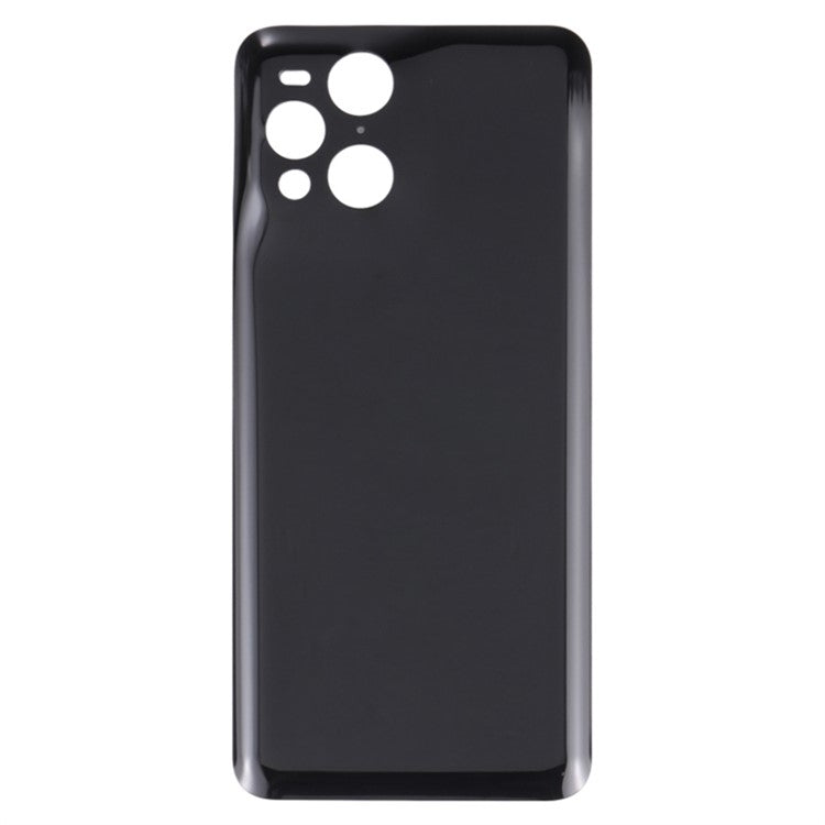 For Oppo Find X3 / Find X3 Pro Back Battery Housing Cover Replacement Part - Black