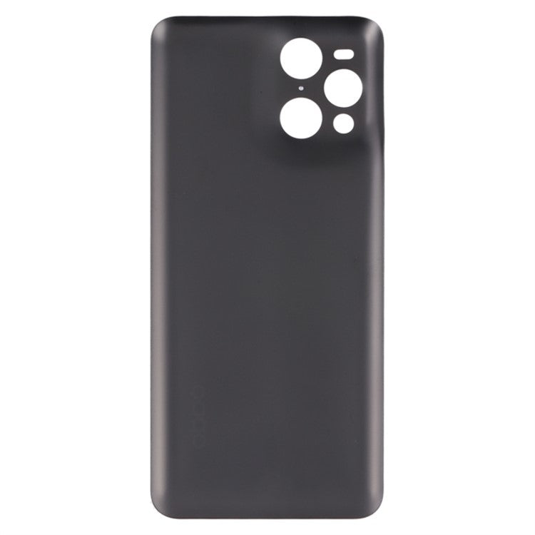 For Oppo Find X3 / Find X3 Pro Back Battery Housing Cover Replacement Part - Black