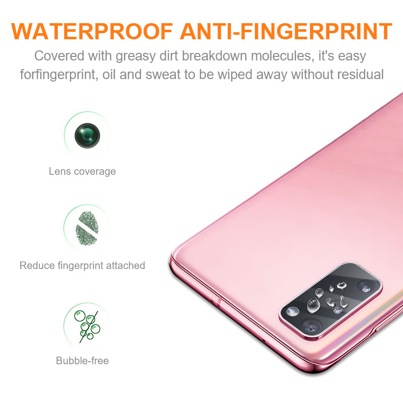 AMORUS For Samsung Galaxy S20 FE / S20 FE 5G / S20 FE 2022 / S20 Lite Camera Lens Protector Tempered Glass Film - Transparent