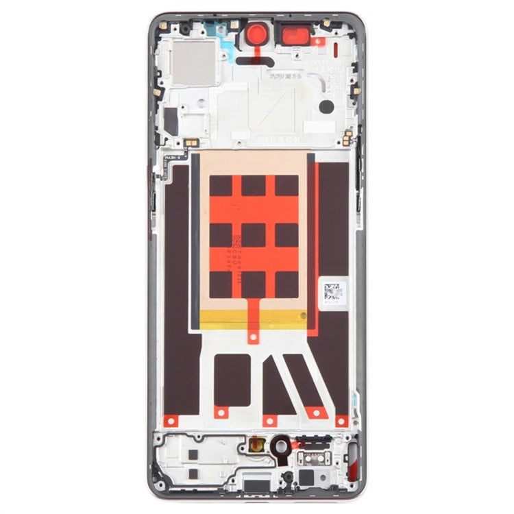 For Oppo Reno9 5G Mobile Phone Middle Plate Frame Repair Part (A-Side) (without Logo) - Gold