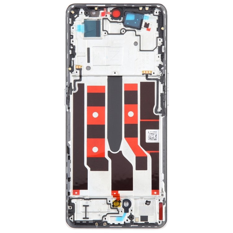 For Oppo A1 Pro 5G Middle Plate Frame Repair Part (A-Side) (without Logo) - Gold