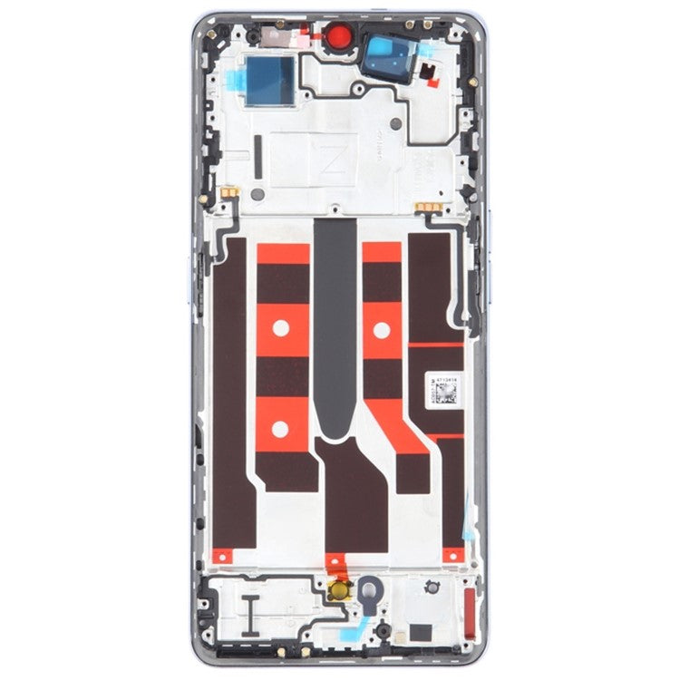 For Oppo A1 Pro 5G Middle Plate Frame Repair Part (A-Side) (without Logo) - Blue