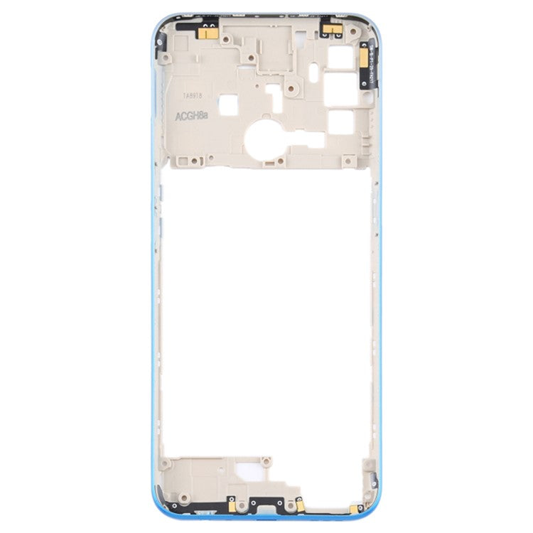 For Oppo A53 (2020) / A53s 4G / A32 (2020) / A33 (2020) OEM Middle Housing Plate Frame Replacement Part (without Logo) - Blue