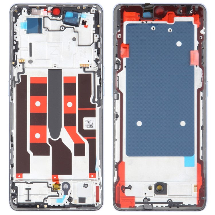 For Oppo Reno8 T 5G Phone Middle Plate Frame Repair Part (A-Side) (without Logo) - Blue