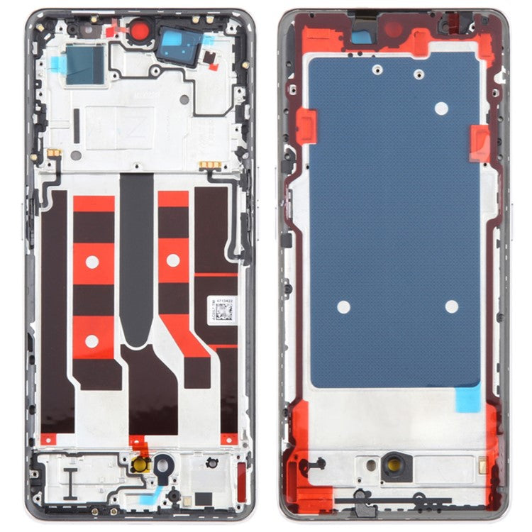 For Oppo Reno8 T 5G Phone Middle Plate Frame Repair Part (A-Side) (without Logo) - Gold