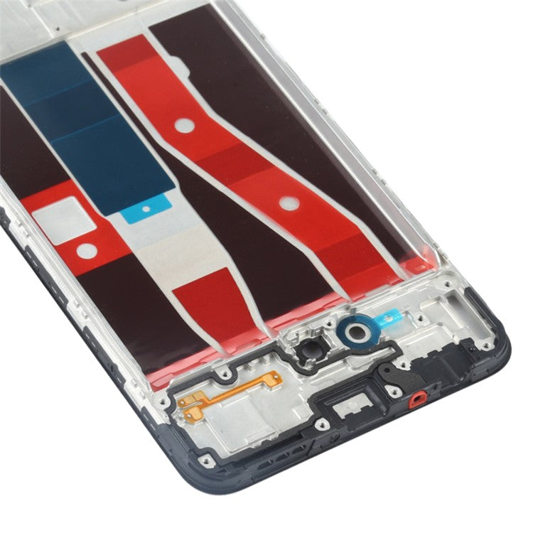For Oppo A94 4G / Reno5 Lite Cell Phone Middle Plate Frame Repair Part (A-Side) (Without Logo)