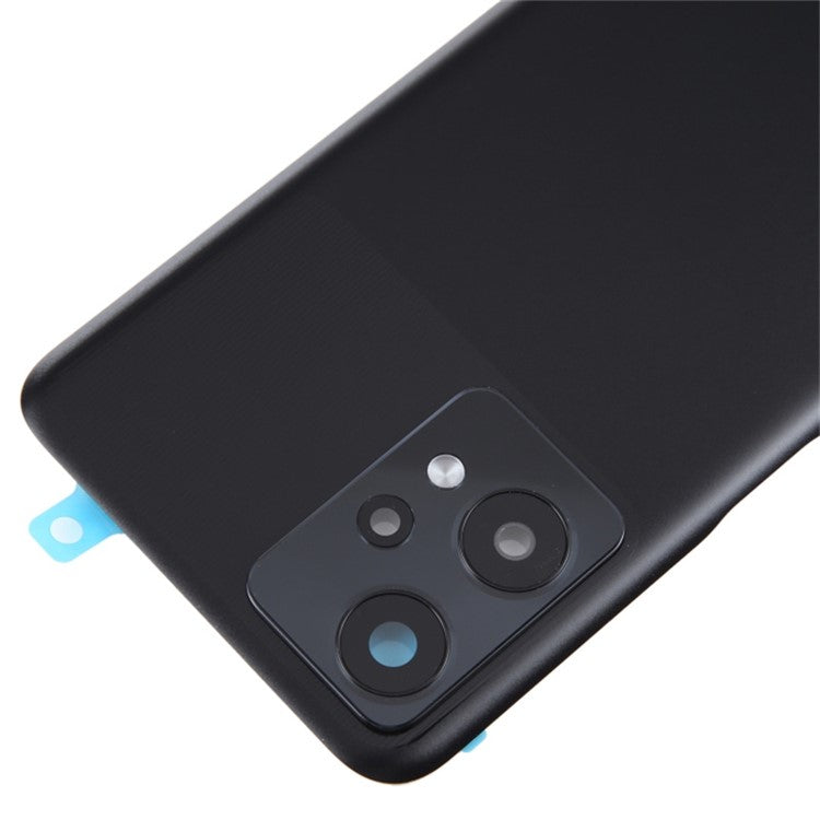 For OnePlus Nord CE 2 Lite 5G OEM Battery Housing with Adhesive Sticker + Camera Lens Cover - Black