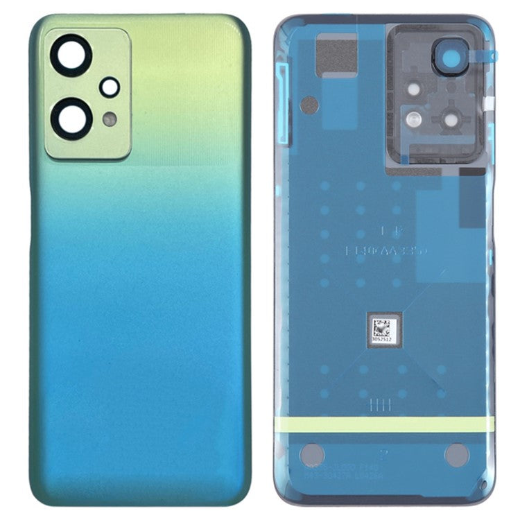 For OnePlus Nord CE 2 Lite 5G OEM Battery Housing with Adhesive Sticker + Camera Lens Cover - Blue