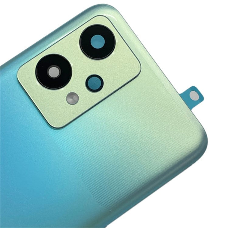 For OnePlus Nord CE 2 Lite 5G OEM Battery Housing with Adhesive Sticker + Camera Lens Cover - Blue