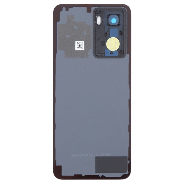 For OnePlus Nord N20 SE 4G CPH2469 OEM Phone Battery Housing with Adhesive Sticker + Camera Lens Cover - Blue