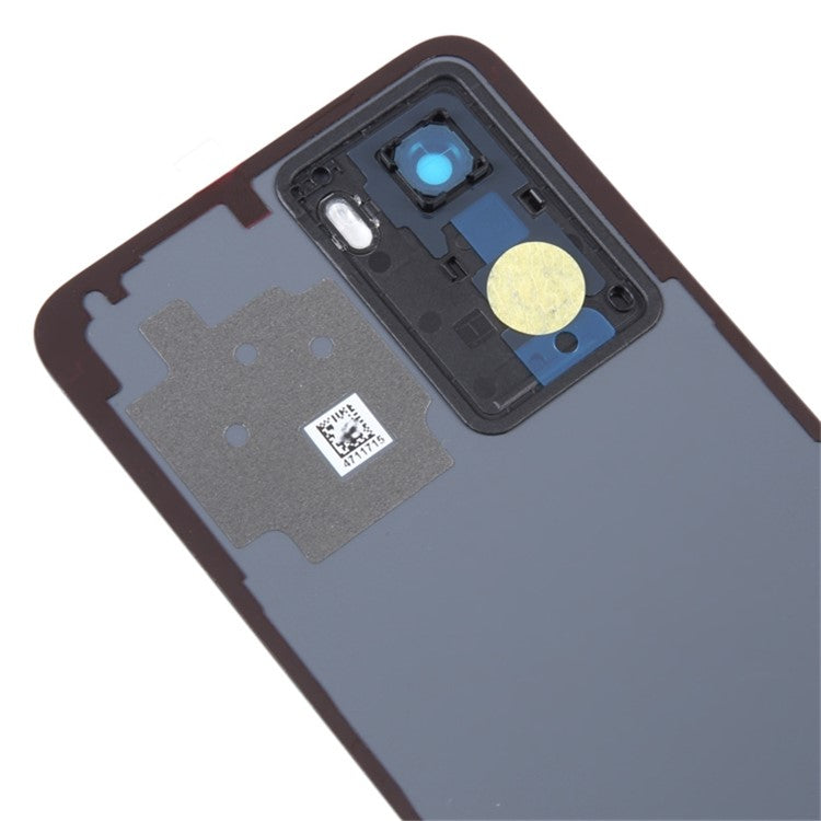 For OnePlus Nord N20 SE 4G CPH2469 OEM Phone Battery Housing with Adhesive Sticker + Camera Lens Cover - Blue