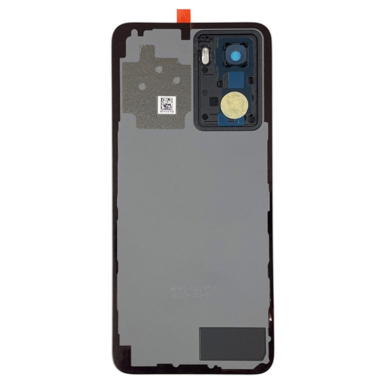 For OnePlus Nord N20 SE 4G CPH2469 OEM Phone Battery Housing with Adhesive Sticker + Camera Lens Cover - Black