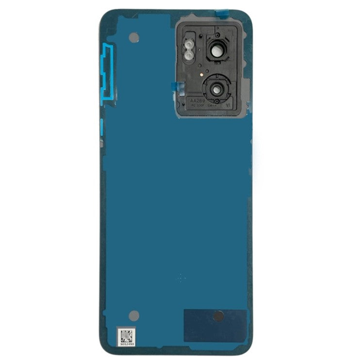 For OnePlus Nord N300 5G CPH2389 OEM Battery Housing with Adhesive Sticker and Camera Lens Cover - Black
