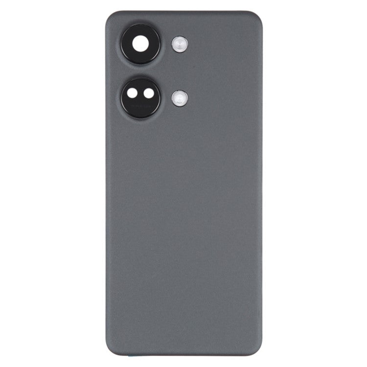 For OnePlus Ace 2V PHP110 OEM Cellphone Battery Housing with Adhesive Sticker + Camera Lens Cover - Black