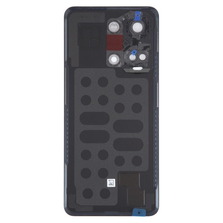For OnePlus Ace 2V PHP110 OEM Cellphone Battery Housing with Adhesive Sticker + Camera Lens Cover - Black