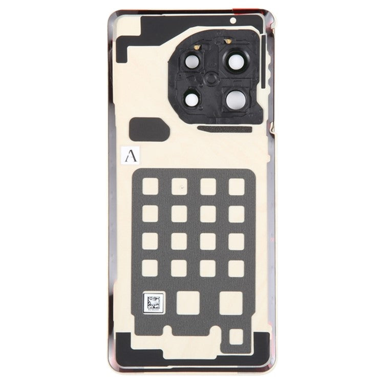 For OnePlus 11 5G PHB110 CPH2449 CPH2447 CPH2451 OEM Battery Housing with Adhesive Sticker + Lens Cover - Gold