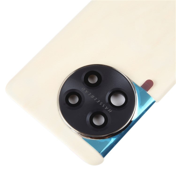 For OnePlus 11 5G PHB110 CPH2449 CPH2447 CPH2451 OEM Battery Housing with Adhesive Sticker + Lens Cover - Gold