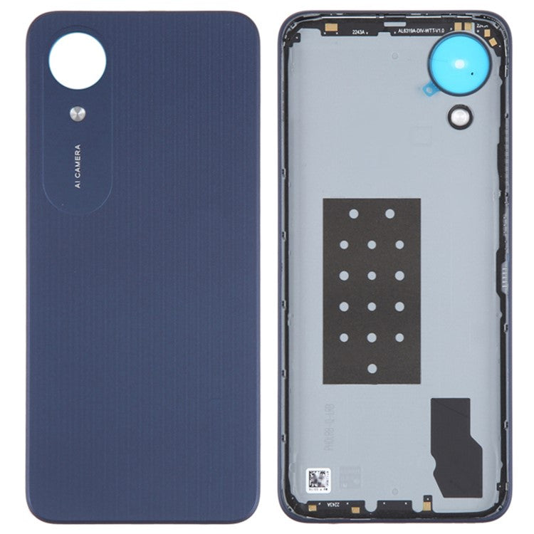 For Oppo A17k 4G Battery Housing Back Cover Replacement Part - Dark Blue