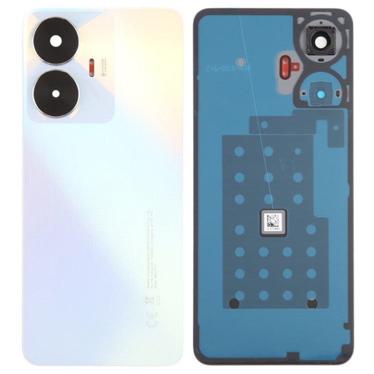 For Realme C55 4G OEM Battery Housing Back Cover with Camera Ring Lens Cover Replacement - Gold