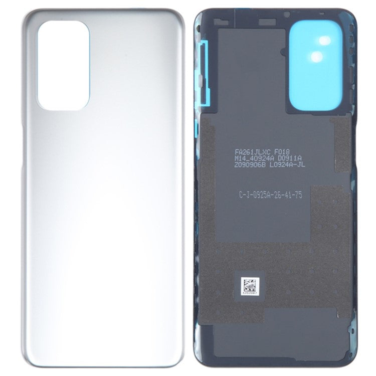 For Oppo A54 5G / A74 5G Battery Housing Back Cover Replacement Part - Silver