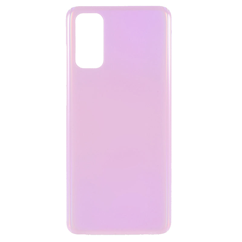For Samsung Galaxy S20 4G G980 / S20 5G G981 Battery Housing Cover with Adhesive Sticker (without Logo) - Pink
