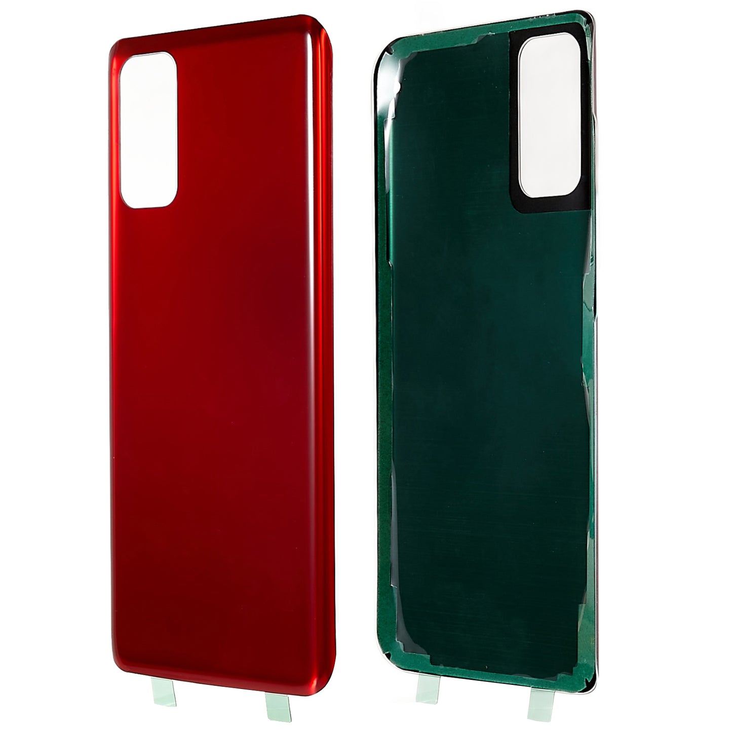 For Samsung Galaxy S20 4G G980 / S20 5G G981 Battery Housing Cover with Adhesive Sticker (without Logo) - Red